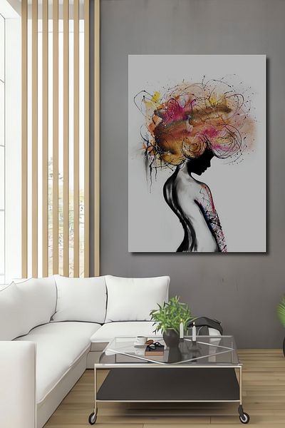 Teona Ahşap Artă abstractă inspirație decorativă din lemn MDF dreptunghiular pentru pictură murală acasă, la locul de muncă