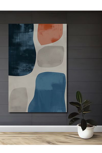Teona Ahşap Colorat Abstract Geometric Decorativ Lemn MDF Dreptunghi Acasă, Locul de Muncă Pictură Perete