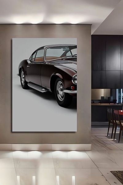 Teona Ahşap Auto Clasic Retro Lemn MDF Dreptunghi Decorativ Acasa, Locul de Muncă Pictură Perete