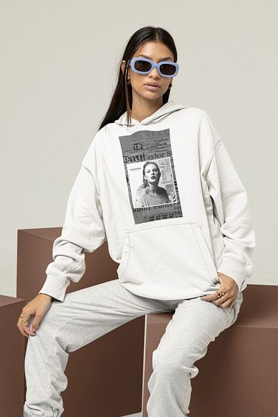 SEVBANO Taylor Swift Singer Printed Unisex Oversize Hoodie - Reputation Sweatshirt