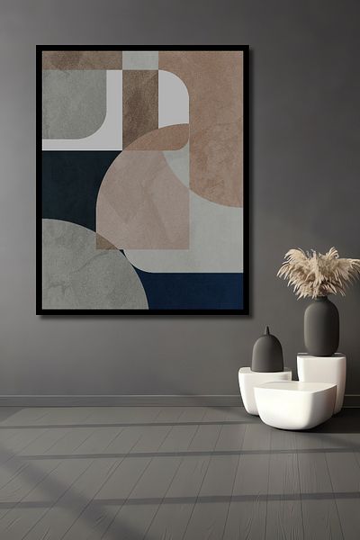 Teona Ahşap Forme geometrice Decorative Lemn MDF Dreptunghi Acasă, Locul de muncă Pictură murală