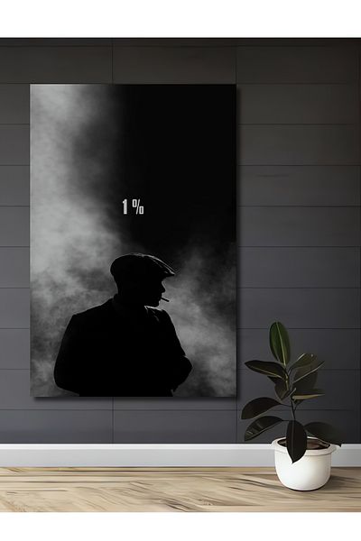 Teona Ahşap Peaky Blinders Silhouette Decorativ Lemn MDF Dreptunghi Acasă, Locul de Muncă Pictură Perete