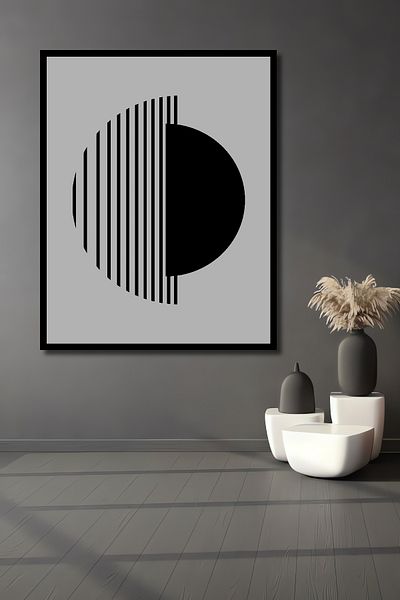 Teona Ahşap Forme geometrice minimaliste Decorative din lemn MDF dreptunghiular Acasă, loc de muncă Pictură murală