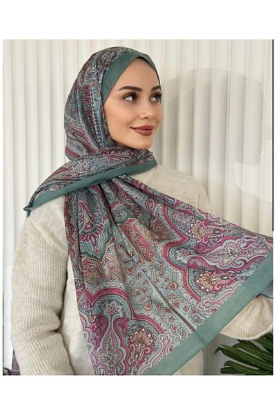 Misa Ethnic Pattern Voile Shawl