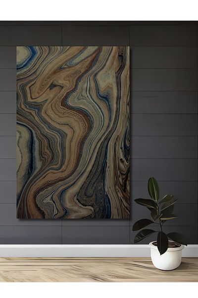 Teona Ahşap Model natural ondulat din lemn MDF dreptunghiular decorativ pentru casa, locul de munca pictura pe perete