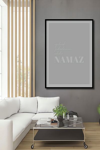 Teona Ahşap Inspirat de rugăciune din lemn MDF dreptunghiular decorativ pentru casă, loc de muncă pictură murală