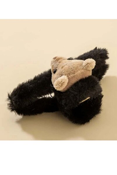 MioArt نموذج دمية دب لطيف من جانب واحد، أوتاد من القطيفة - مشبك