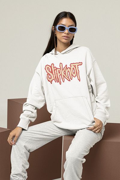 SEVBANO Anime Series Slipknot Printed Unisex Oversize Hoodie