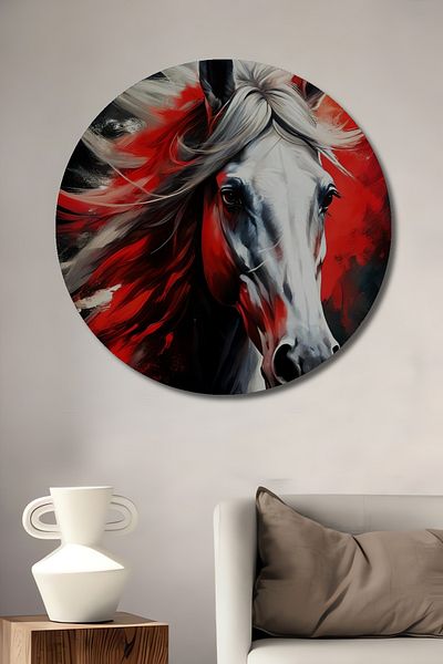 Teona Ahşap Fever Wind Decorativ Lemn MDF Rotund Acasa, Locul de Muncă Pictură Perete