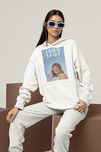 SEVBANO Taylor's Version 1989 Printed Unisex Oversize Taylor Swift Hoodie