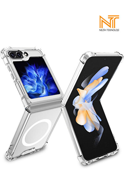 Nezih Case Samsung Galaxy Z Flip 6 / Z Flip 7 FE Uyumlu Magsafe Şarj Destekli...