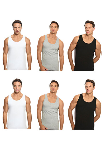 Muks Ανδρικό εσώρουχο MUK'S 6 ΣΥΣΚΕΥΑΣΙΑ 100% βαμβακερό ανάμικτο χρώμα