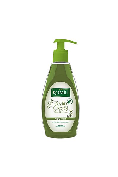 Komili Olive Flower Patterned 400 Ml Liquid Soap - with Olive Oil