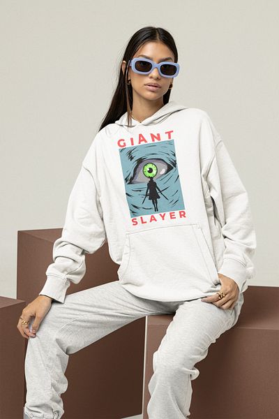 SEVBANO Giant Slayer Printed Unisex Oversize Anime Hoodie