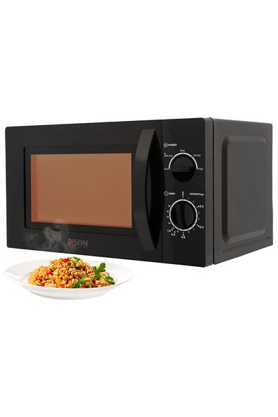 Edison microwave 20 liters black 700 watts