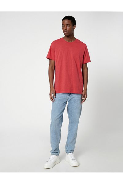 Koton Crew Neck Basic Cotton Short Sleeve T-Shirt