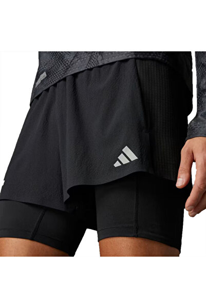 adidas Ult 2in1 S Erkek Siyah Koşu Şortu