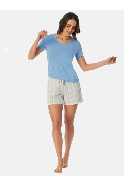Schiesser Pyjamashorts Mix & Relax Sleepwear Schlafmode Schlafanzug