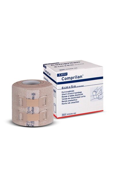 woodhub Jobst Comprilan 6cm X 5m Ten Rengi Kısa Germe Kompresyon Bandajı