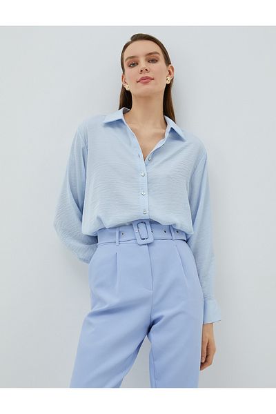 Koton Basic Shirt Long Sleeve Buttoned