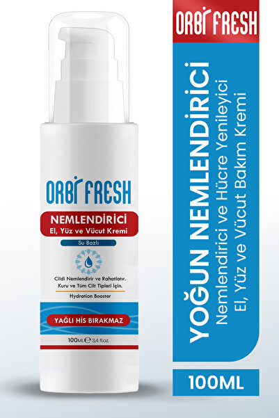 ORBIFRESH Yoğun Nemlendirici El,yüz,vücut Bakım Kremi Su Bazlı Yağlı His Bıra...