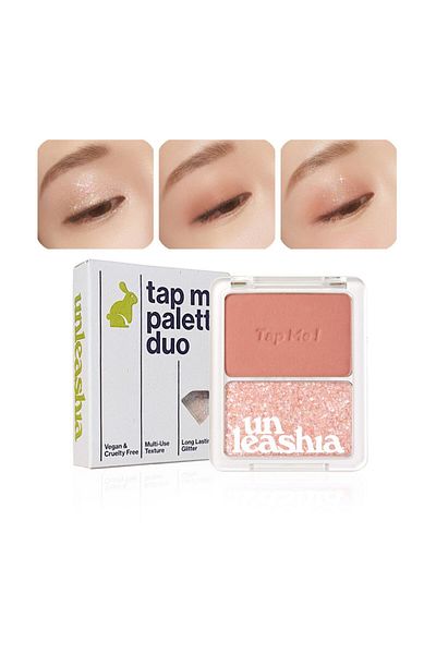 UNLEASHIA Tap Me Palette Duo No:1 - Shimmer and Matte Eyeshadow Palette