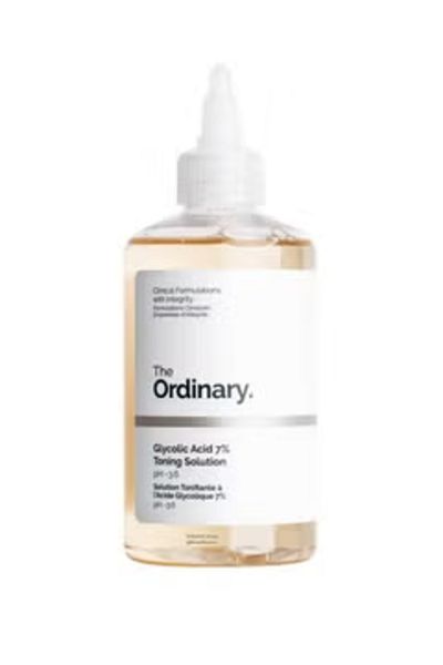 Qv محلول تفتيح البشرة Galicolic Acid 7% من The Ordinary وكريم QV لتجديد البشرة للبشرة الجافة