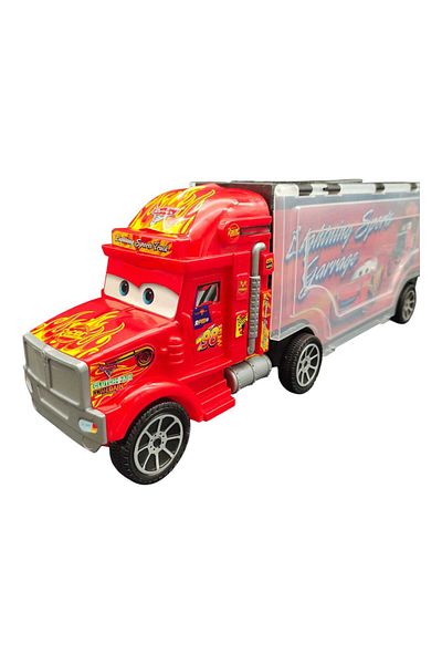 Toysan مجموعة كراج سيارات 10 قطع مع سيارة SPR-70