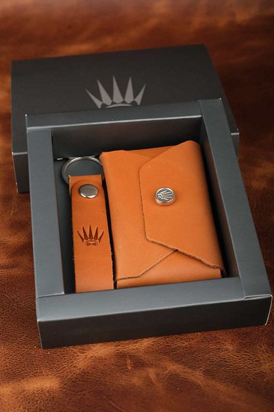 WATCHOFROYAL Card Holder Crazy Tan