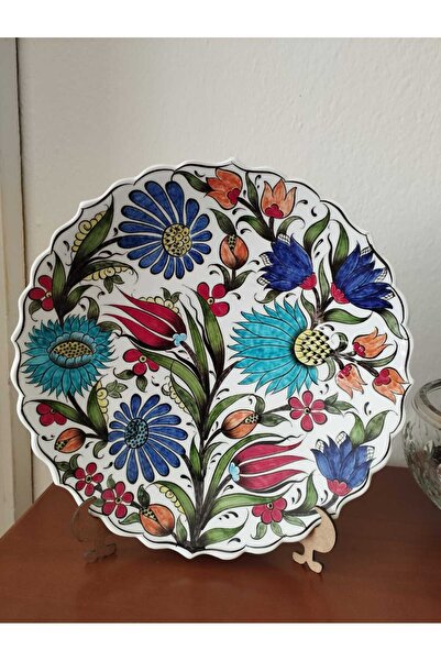 sema çini el yapımı 30 cm çini tabak