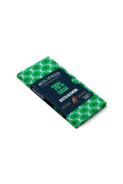 Moliendo Finest Coffee Ecuador %70 Kakao Premium Tablet Çikolata 100 g