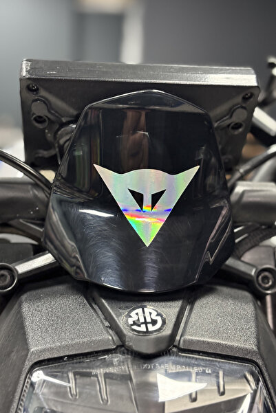 Banxtre Motor-Kask için Hologramlı Renk Değiştiren Dainese Arma Sticker Etike...