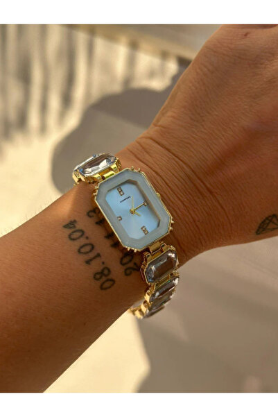 TAKİŞKO MAVİ SEKİZGEN SAAT