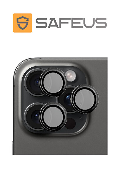 SAFEUS iPhone 15 Pro Max / 15 Pro Sapphire Tempered Camera Lens Protector