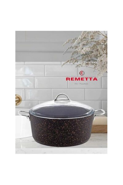 Remetta Elite Granit Derin Tencere Serisi (SİLVER) (26 CM- 6.5 LİTRE)
