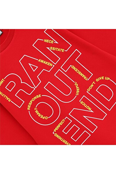 WANEX Erkek Çocuk Uzun Kol Ince Tişört - 16118 - Kırmızı