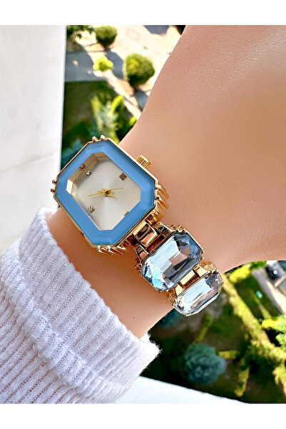 TAKİŞKO MAVİ SEKİZGEN SAAT