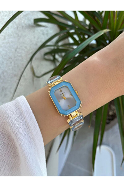 TAKİŞKO MAVİ SEKİZGEN SAAT