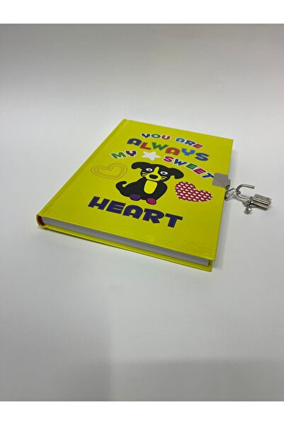 ÇilekKurdu Kilitli Hatıra Günlük Defter 100 Yaprak