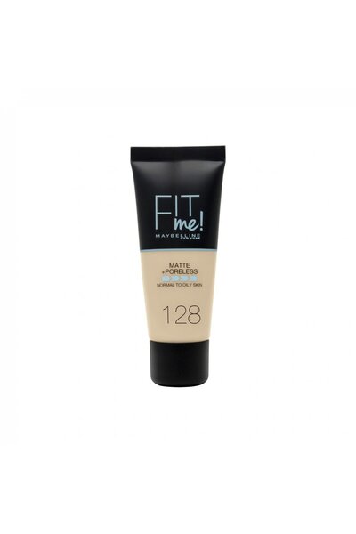 Maybelline New York Fit Me Matte & Poreless Powder, 12g, 128 Warm Nude, Beige
