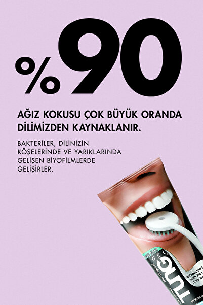 Tung Doğal Içerikli Dil Temizleme Macunu | Sls, Florür, Paraben Ve Gluten Içermeyen Dil Temizleyici Jel