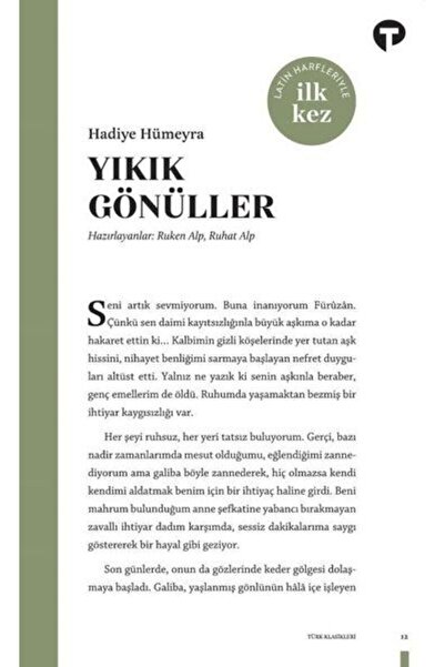 Turkuvaz Kitap Yıkık Gönüller