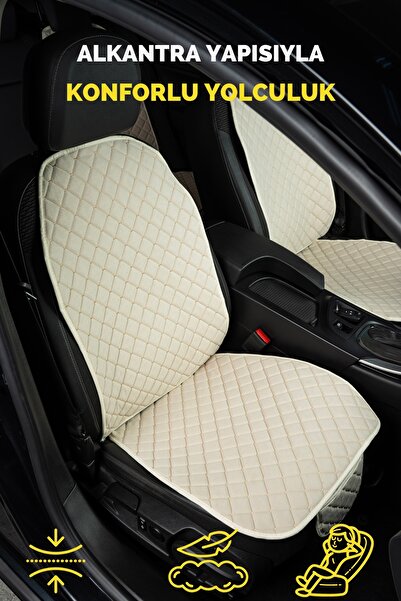 la casa 4 PIECE AUTO SEAT CUSHION ALKANTARA (FAȚĂ 2 BĂRSE)