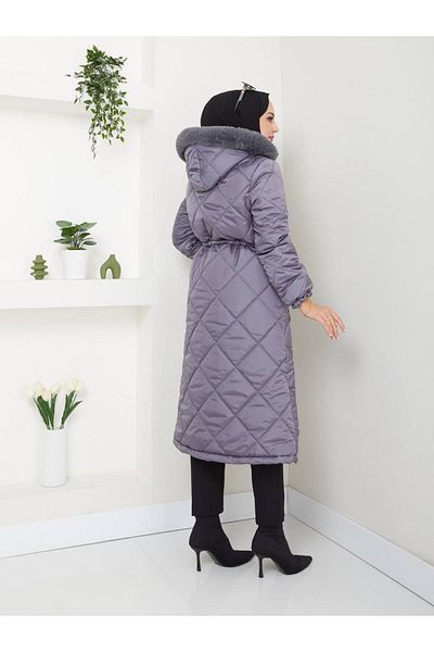 MODA Ssis0001 Model Long Puffer Coat