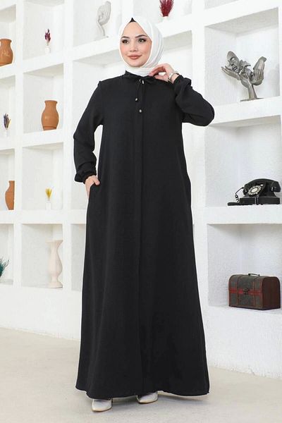 Neva Style Casual Front Ferace with Placket