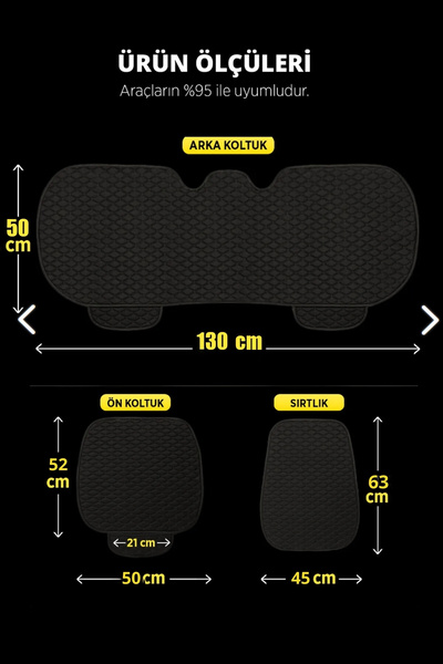 la casa 4-Piece Auto Seat Cushion Alkantara (2 Seats Front)