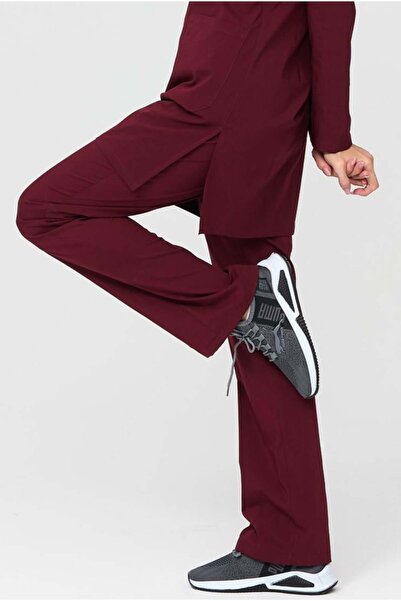 Çatı Medikal UltraLycra Modest - Tricou cu fundul unic Hijab din Lycra Burgun...