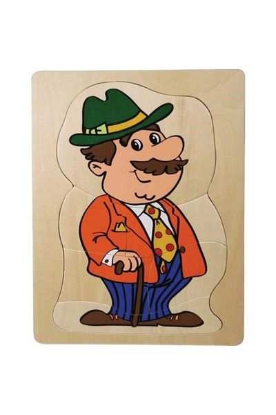 Oscar Layered Dede Wooden Puzzle