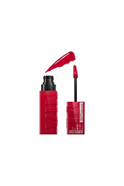 Maybelline New York أحمر شفاه سائل، 50 ويكيد، أحمر