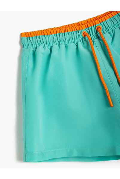 Koton Basic Deniz Şortu Beli Bağlamalı